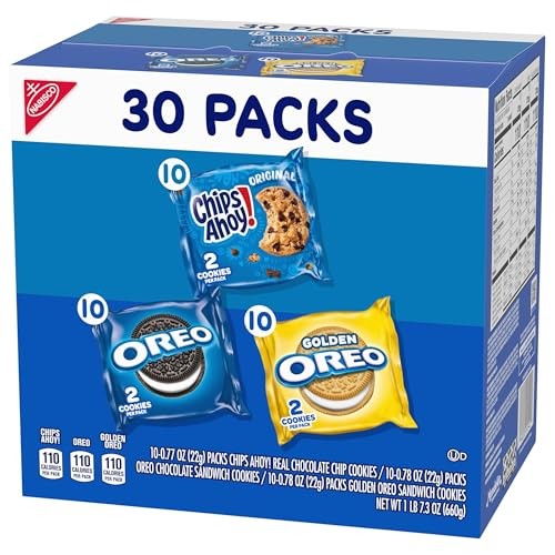 Nabisco Sweet Treats Cookie Variety Pack OREO, OREO 30 Count (Pack of 1)