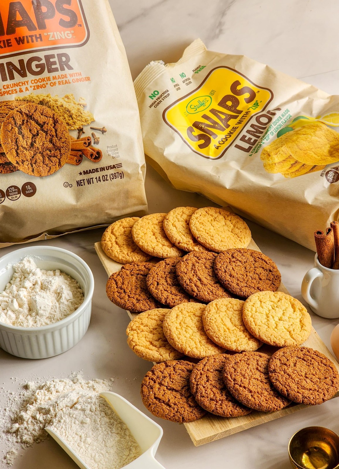 STAUFFERS Ginger SNAPS Cookies – 14oz Bag – 14 Ounce (Pack of 1), Basic