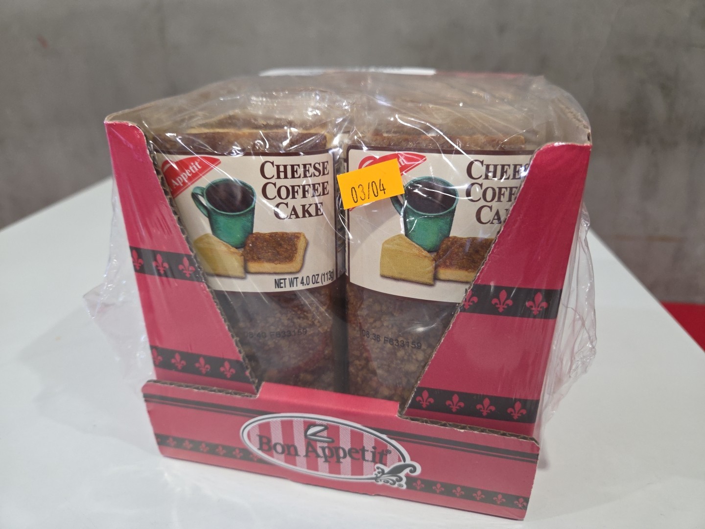 Bon Appetit Cheese Coffee Cake 8 4.0 OZ