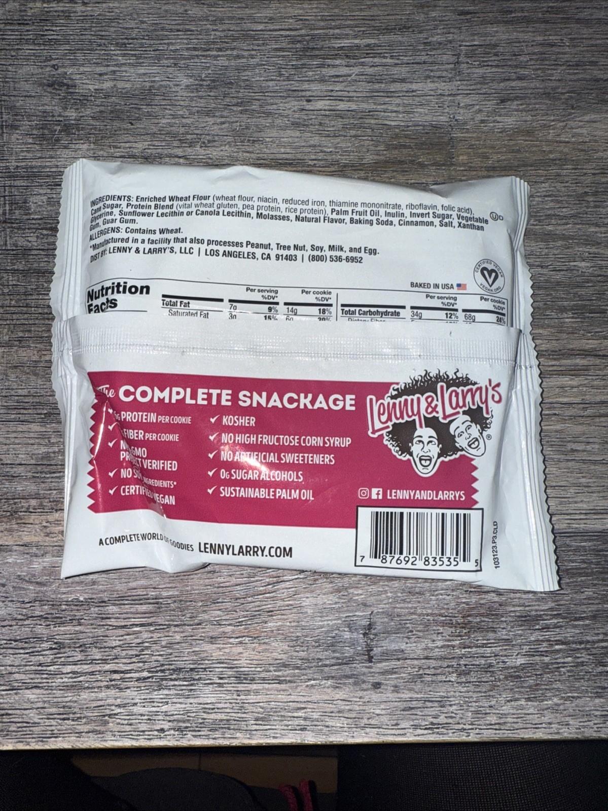 Lenny & Larry Cookies Pack Of 6 FAST-SHIPPING