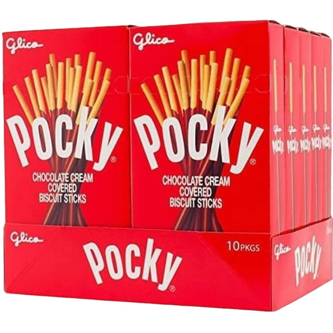 Glico Stick Biscuit Pocky 1 Box Contains 10 Packs (47g)