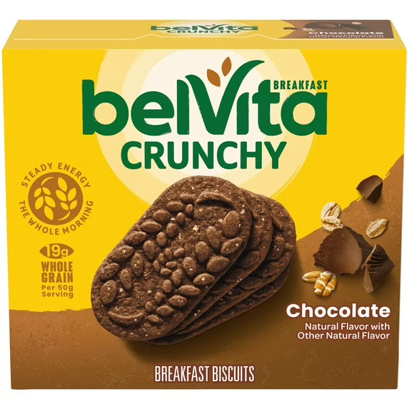 (3 pack) belVita Breakfast Bars Biscuits, Chocolate,5 Packs (4 Biscuits Per Pac)