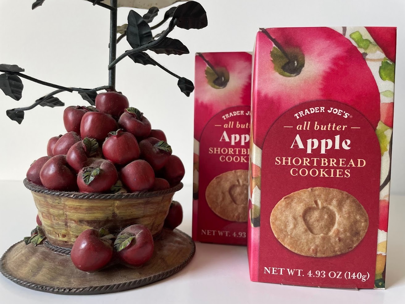 2 Pack of TRADER JOE’S TJ All BUTTER APPLE Shortbread Cookies BB10/26
