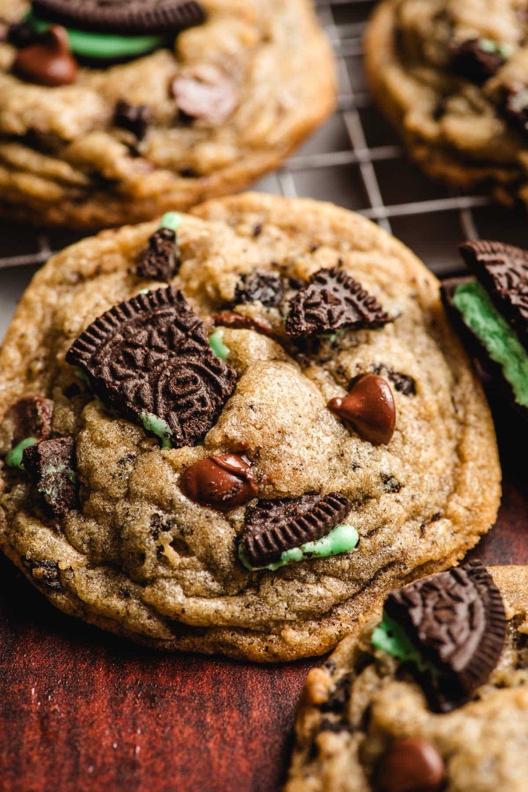 Mint OREO CHOCOLATE CHIP COOKIES / 8 Cookies