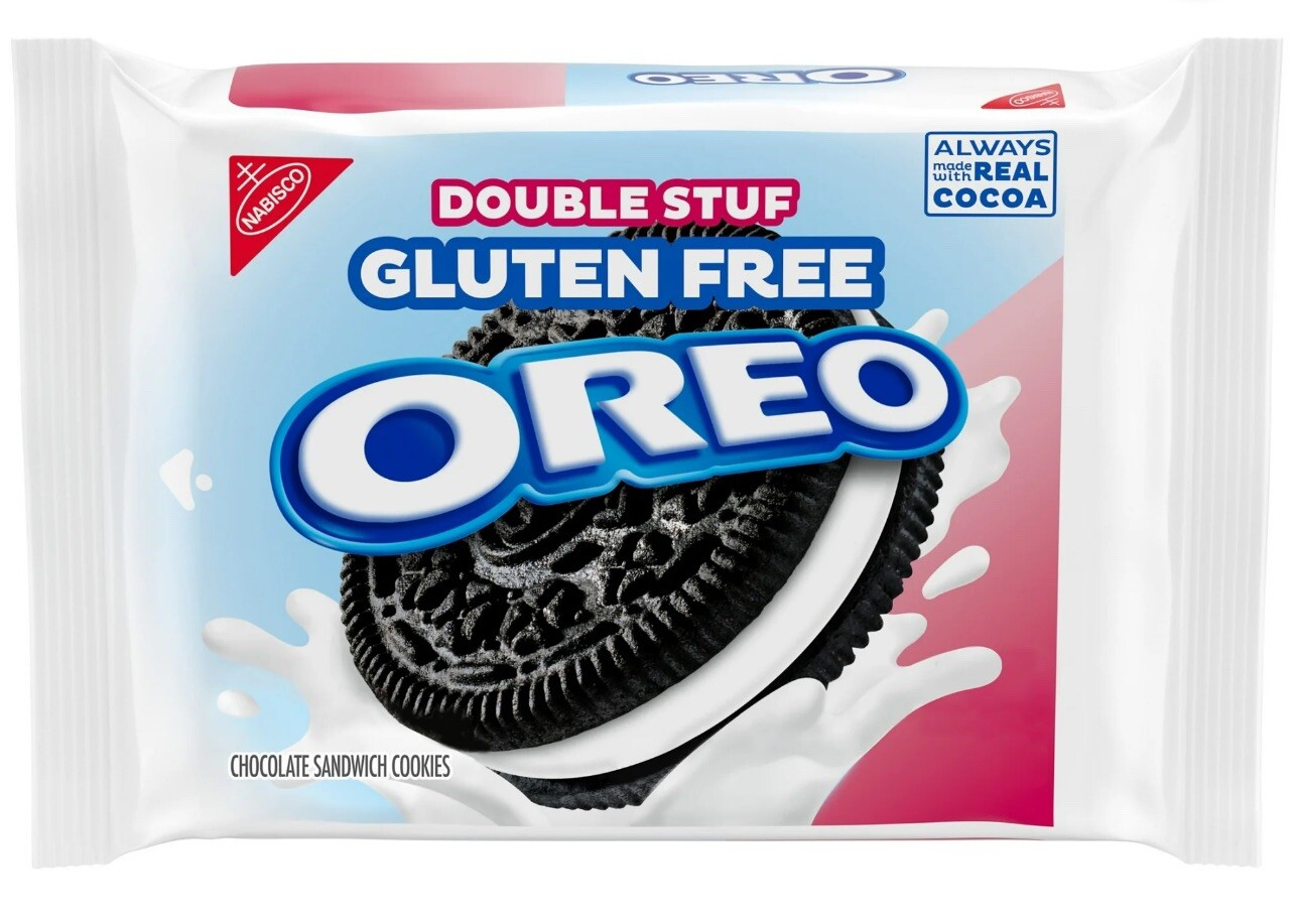 〽️ New Oreo Gluten Free Double Stuf Creme Vanilla Chocolate Cookies 12oz