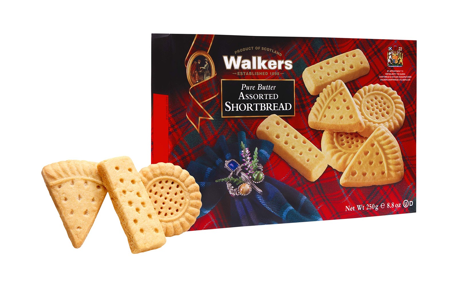 Walker’s Shortbread Assorted Shortbread Cookies, Pure Butter Shortbread Cooki…