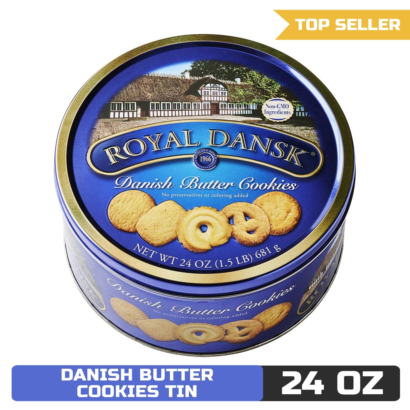 Royal Dansk Danish Butter Cookies, 24 Oz. (Pack of 1)