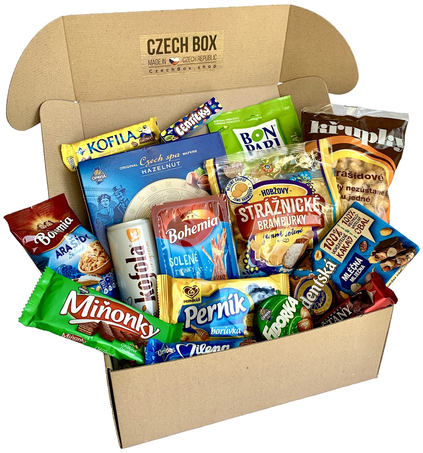 CzechBox Mix – Czech food box, european candy, snacks, wafers, chips and coke