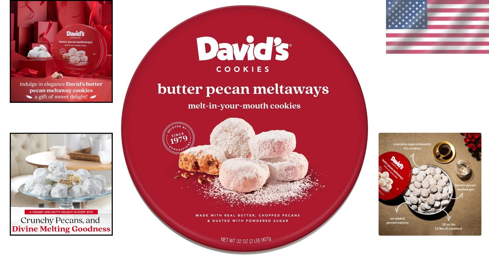 Butter Pecan Meltaways 32oz – All Natural Ingredients