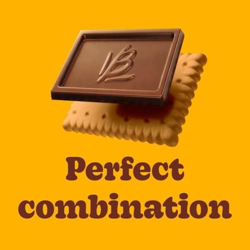 Crispy Chocolate-Covered Biscuit Cookies – Individually Wrapped Snacks, 25.3 oz,