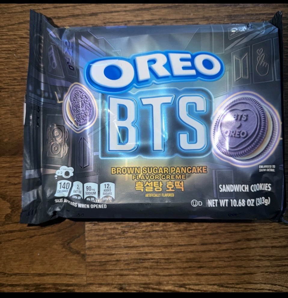 BTS x Oreo Limited Edition Brown Sugar Pancake Sandwich Cookies – SHIPS TODAY