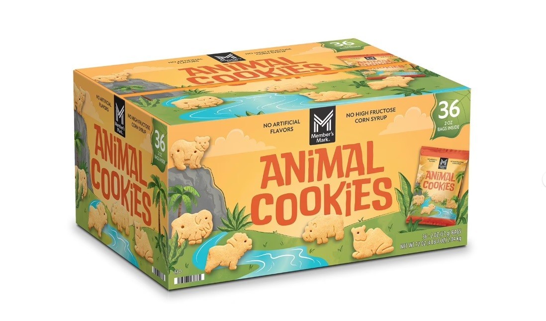 Members Mark Animal Cookies 2 oz., 36 pk.