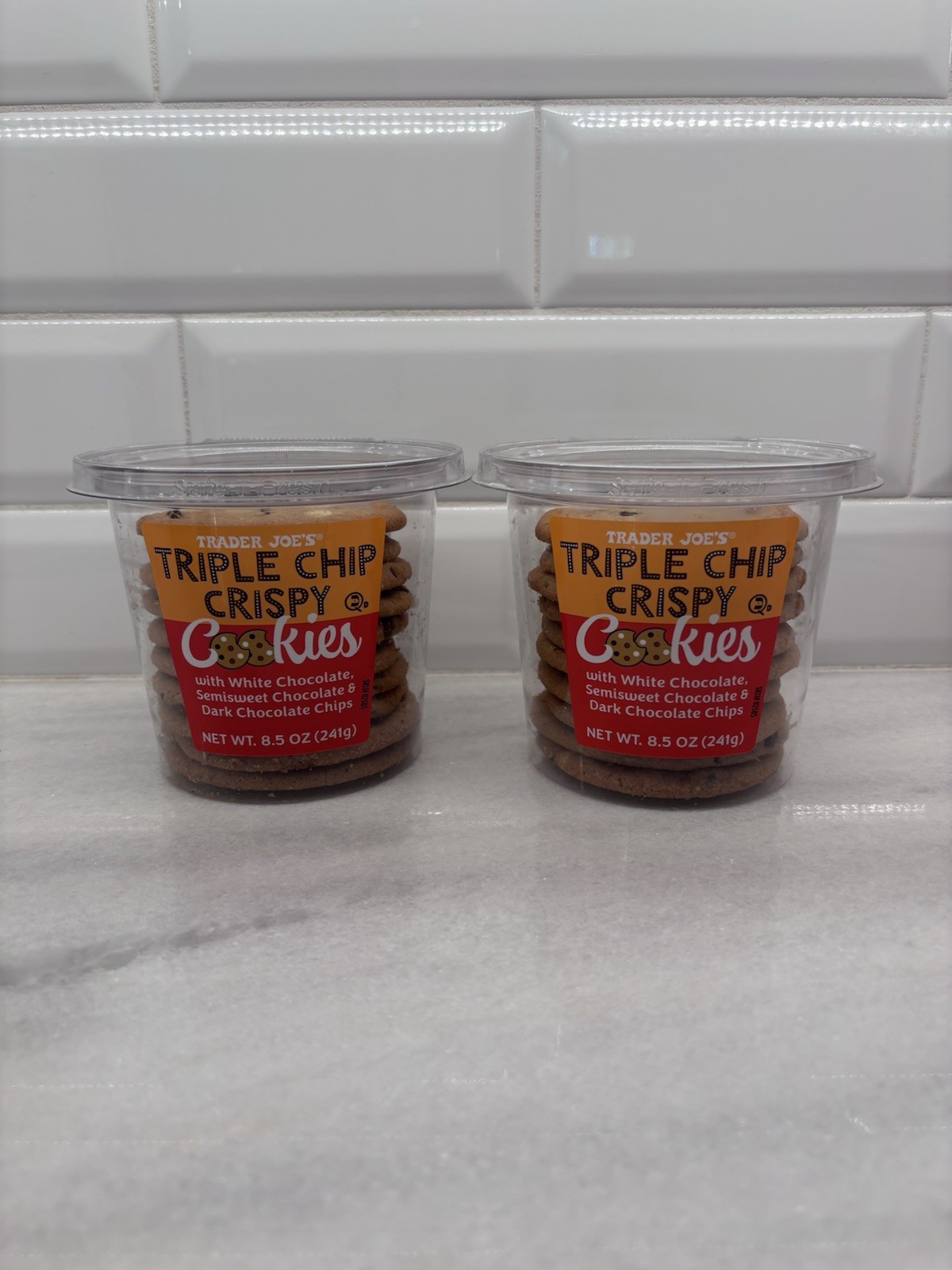 Trader Joe’s Triple Chip Crispy Cookies 2 pack