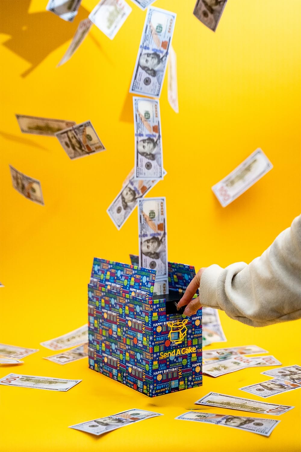 Birthday Billionaire Gift Box DIY Shooting Bills Birthday Surprise Box, Ready…