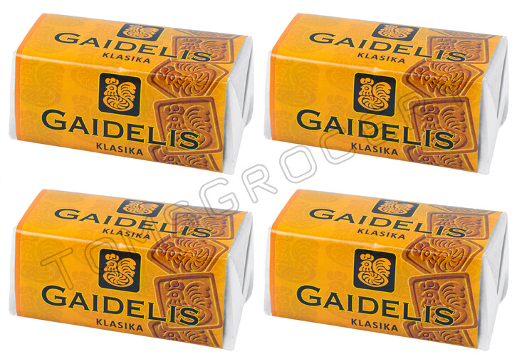 4 x Original Classic Cookies Gaidelis 165g