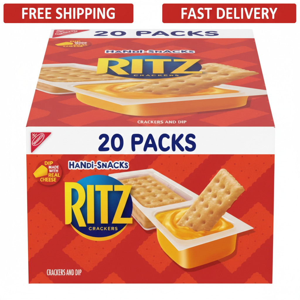Handi-Snacks Ritz Crackers ‘N Cheese Dip – 19oz/20ct