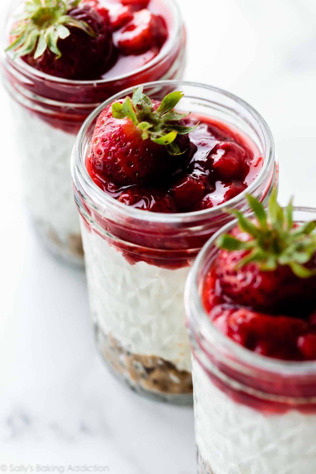 8oz x (3 Glass Jars) Cheesecake in a Glass Jar |HOMEMADE| Shipped Priority Mail