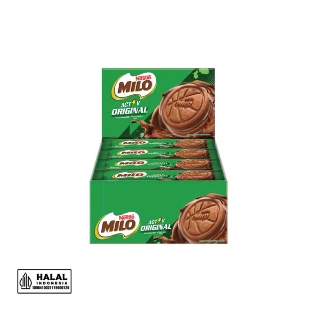 MILO original biscuit cookies smallpack (24x24g)halal malaysian product