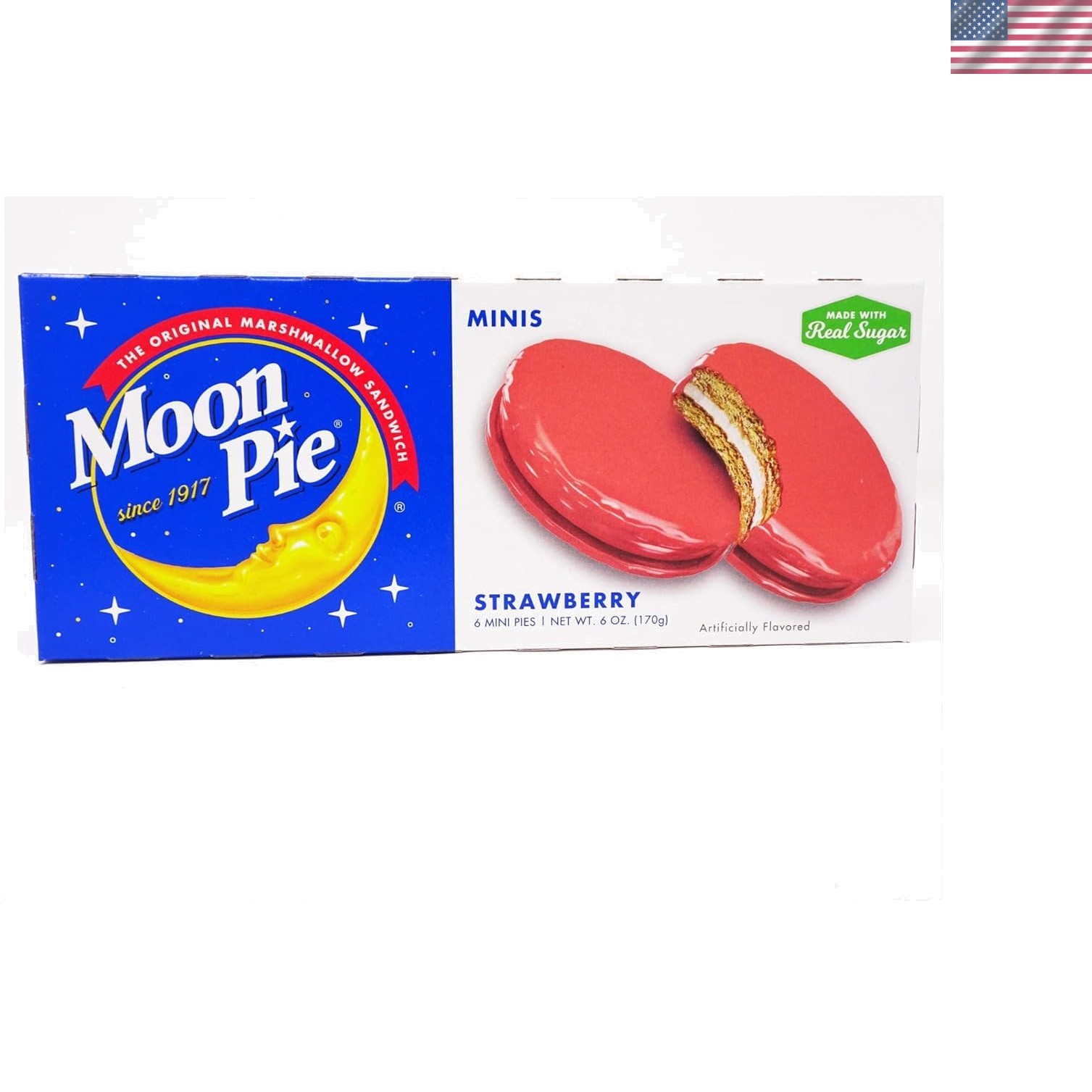 Delightful 6 Count Strawberry Mini Pies – Soft Cookies & Fluffy Marshmallow