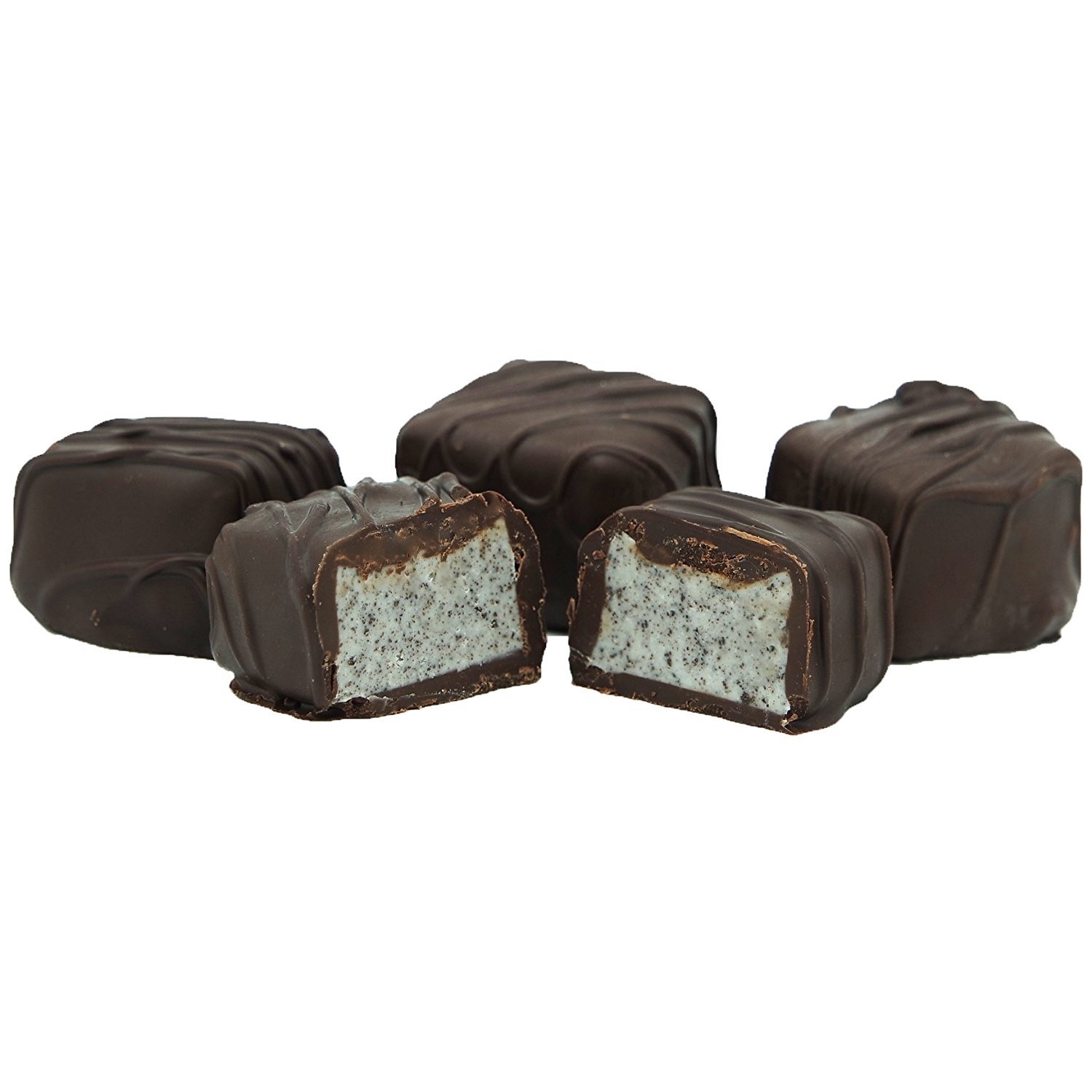 Philadelphia Candies Cookies N’ Creme Meltaway Truffles, Dark Chocolate 1 Pound