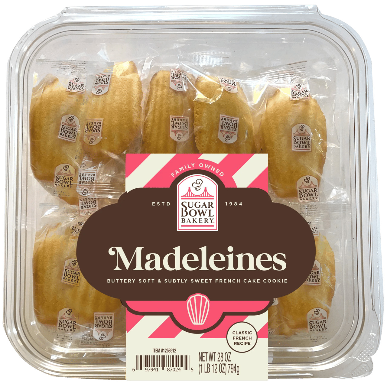 Sugar Bowl Bakery Madeleine Cookies 1 oz Each 28-Count FAST SHIPPING!!!