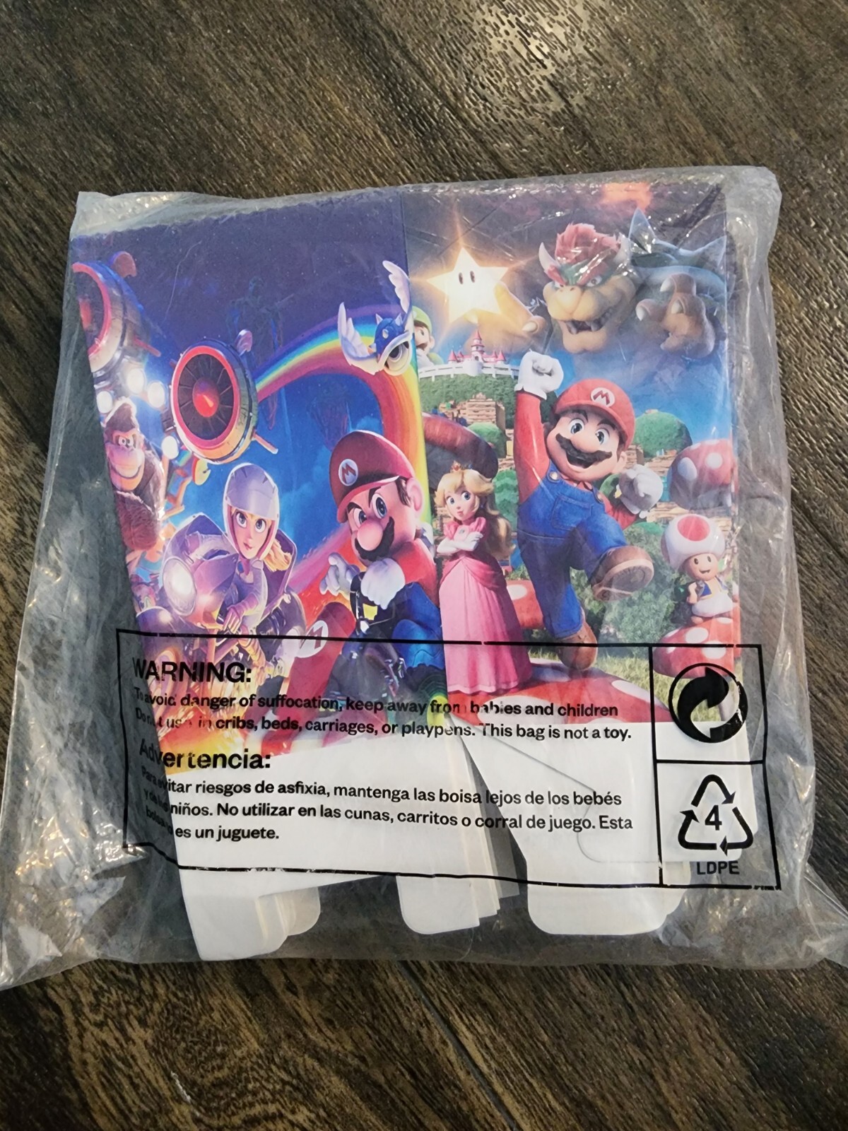 Super Mario Bros Birthday 20 cardboard Popcorn boxes