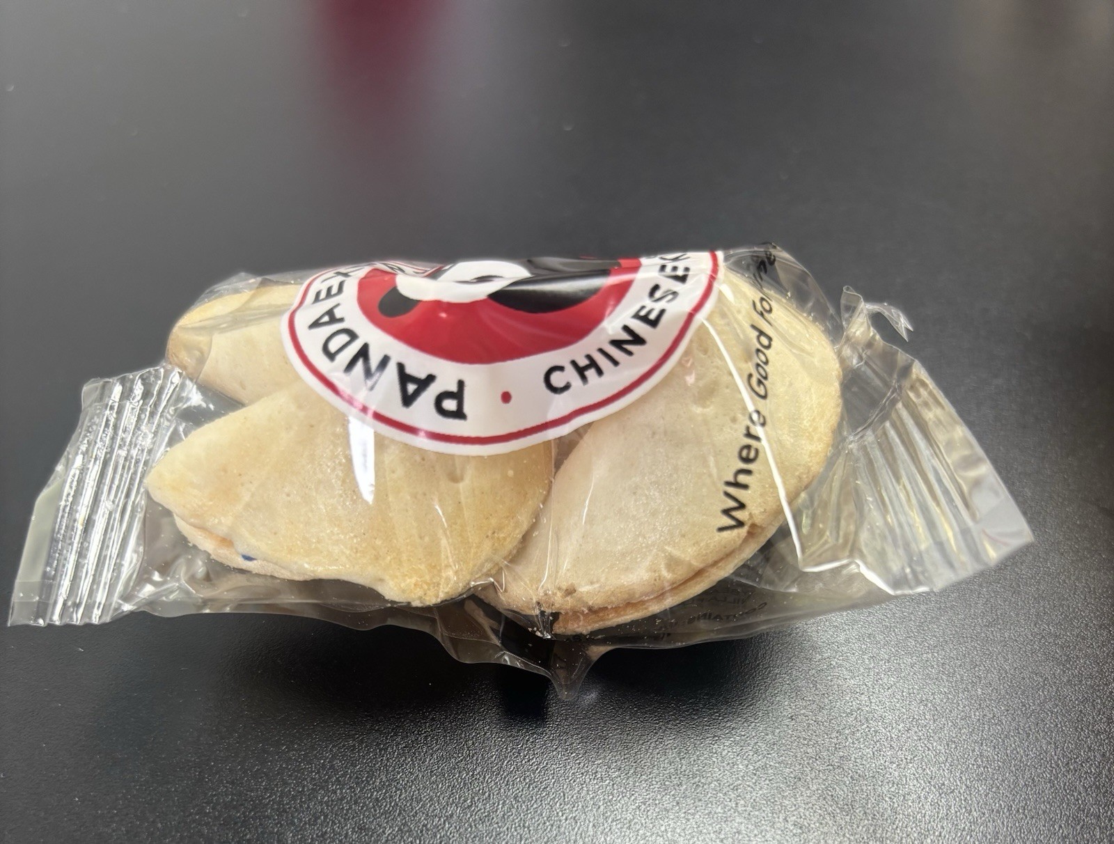 PANDA EXPRESS VERY RARE DOUBLE CHINESE CHUNK FORTUNE COOKIE 🥠🥠