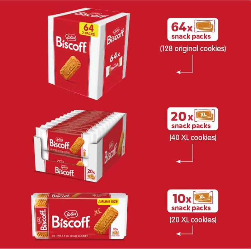 Lotus Cookies , Caramelized Biscuit Cookie Snack , Dispenser Box , (Pack of 20)
