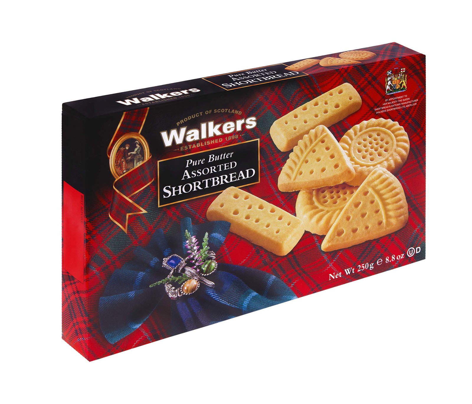 Walker’s Shortbread Assorted Shortbread Cookies, Pure Butter Shortbread Cooki…