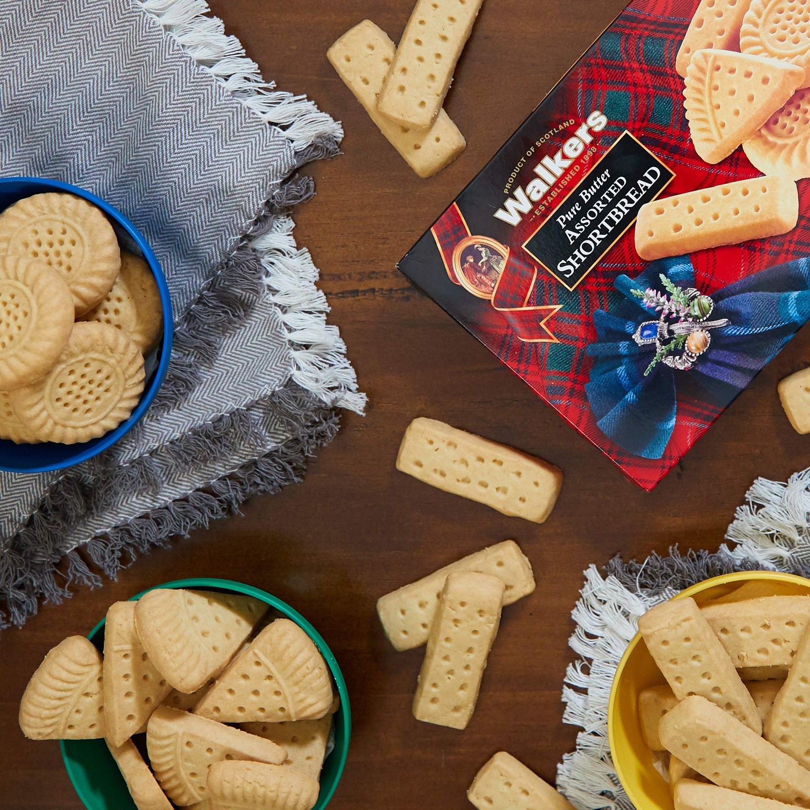 Walker’s Shortbread Assorted Shortbread Cookies, Pure Butter Shortbread Cooki…