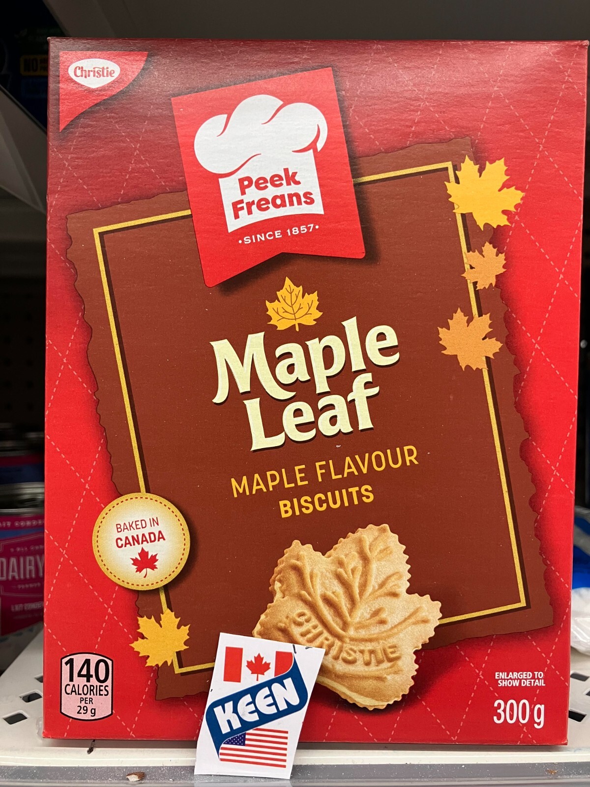 AiWaWa CA, Peek Freans Maple Leaf, 300G