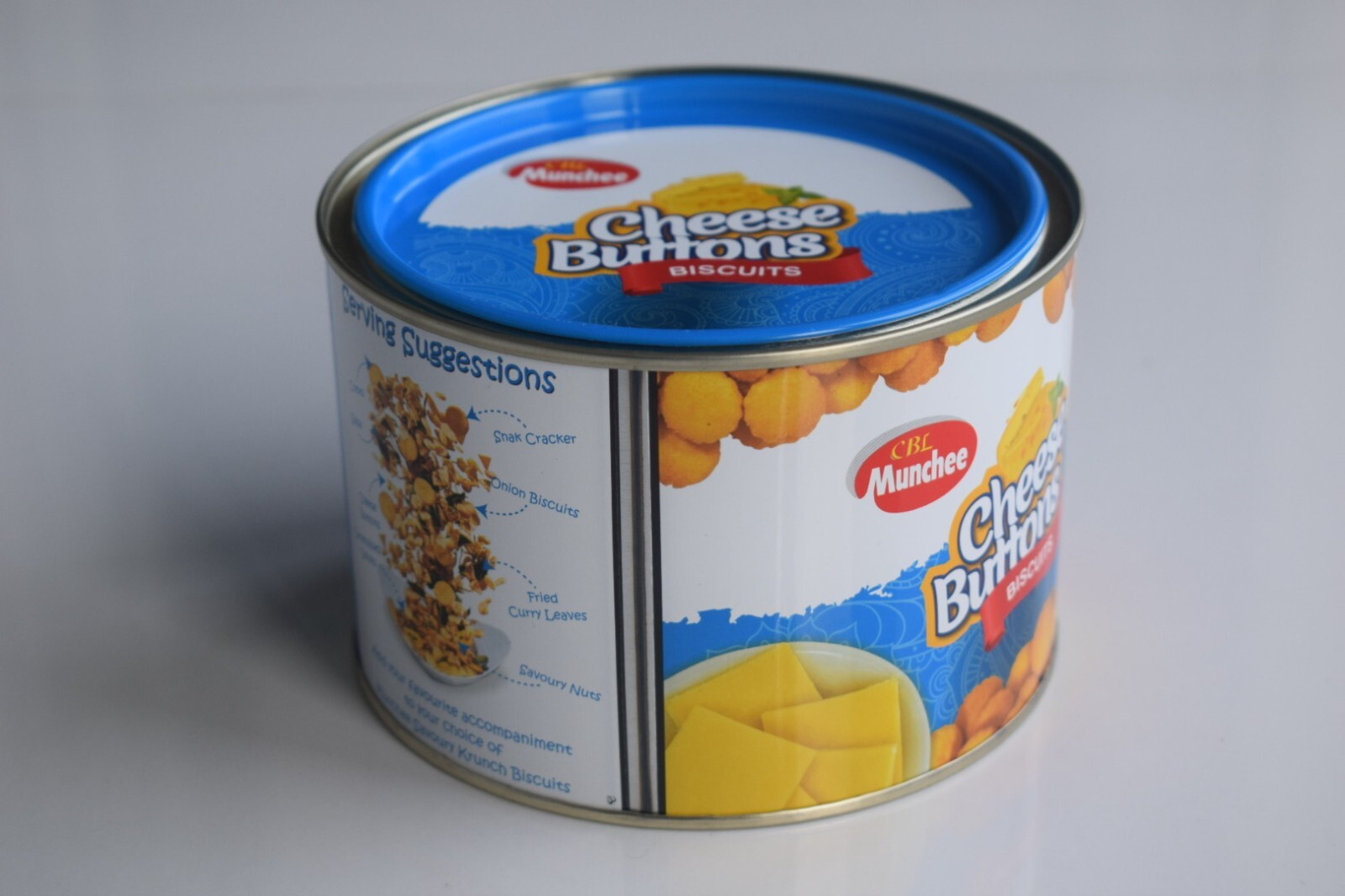 Cheese Buttons Biscuits 170g Cheese Taste Tea Time Crunchy Yummy Free Shipping
