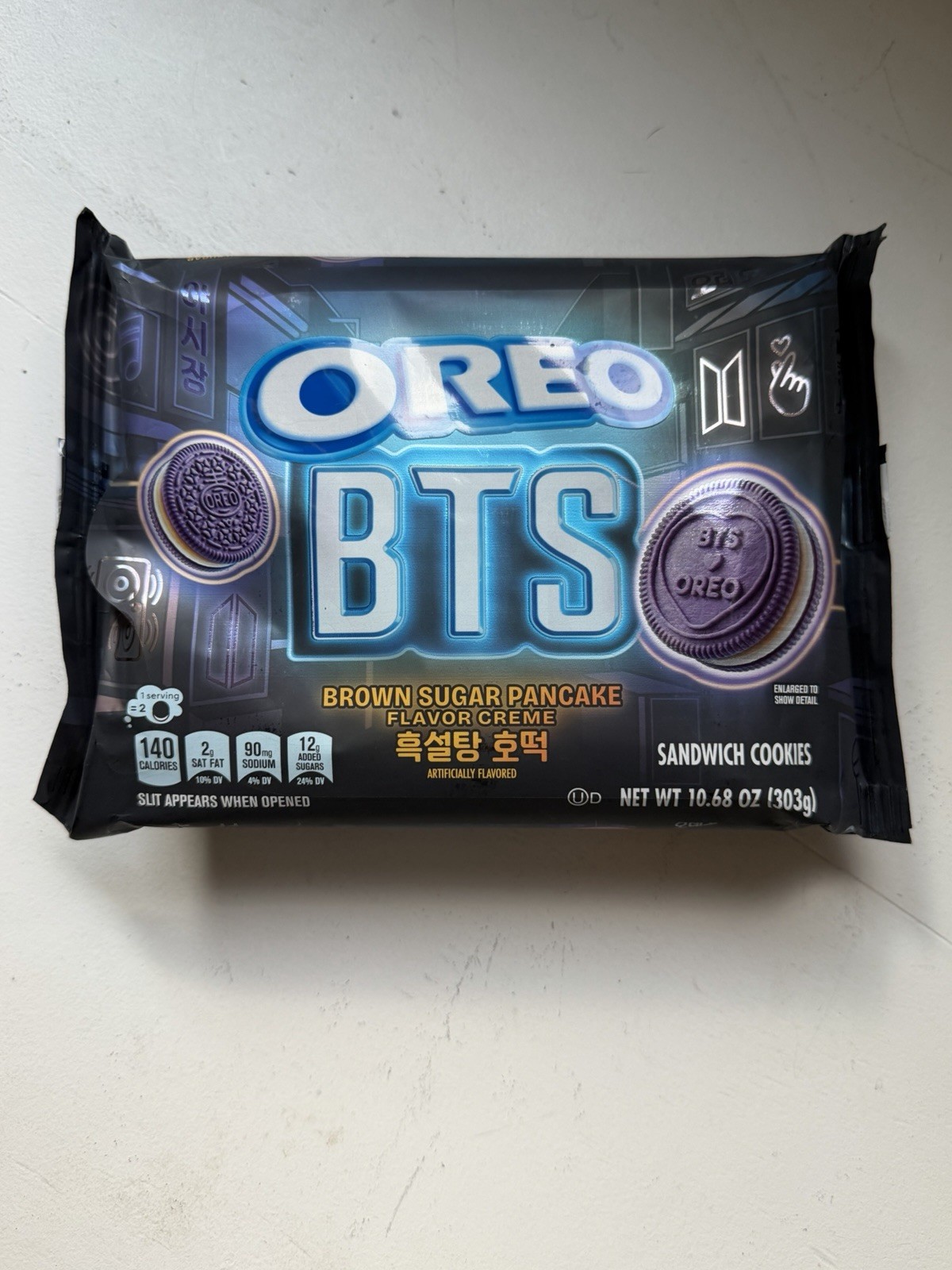 OREO LIMITED EDITION BTS BROWN SUGAR PANCAKE FLAVOR CREME SANDWICH COOKIES