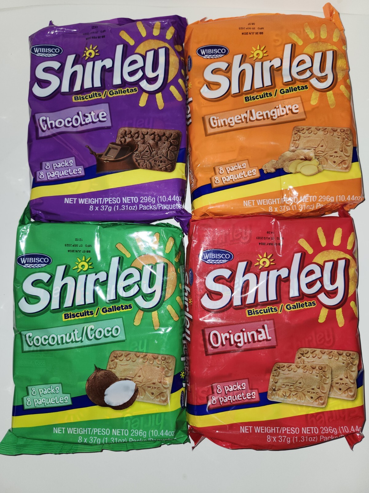 Shirley Biscuits/Galletas Wibisco 8 Packs