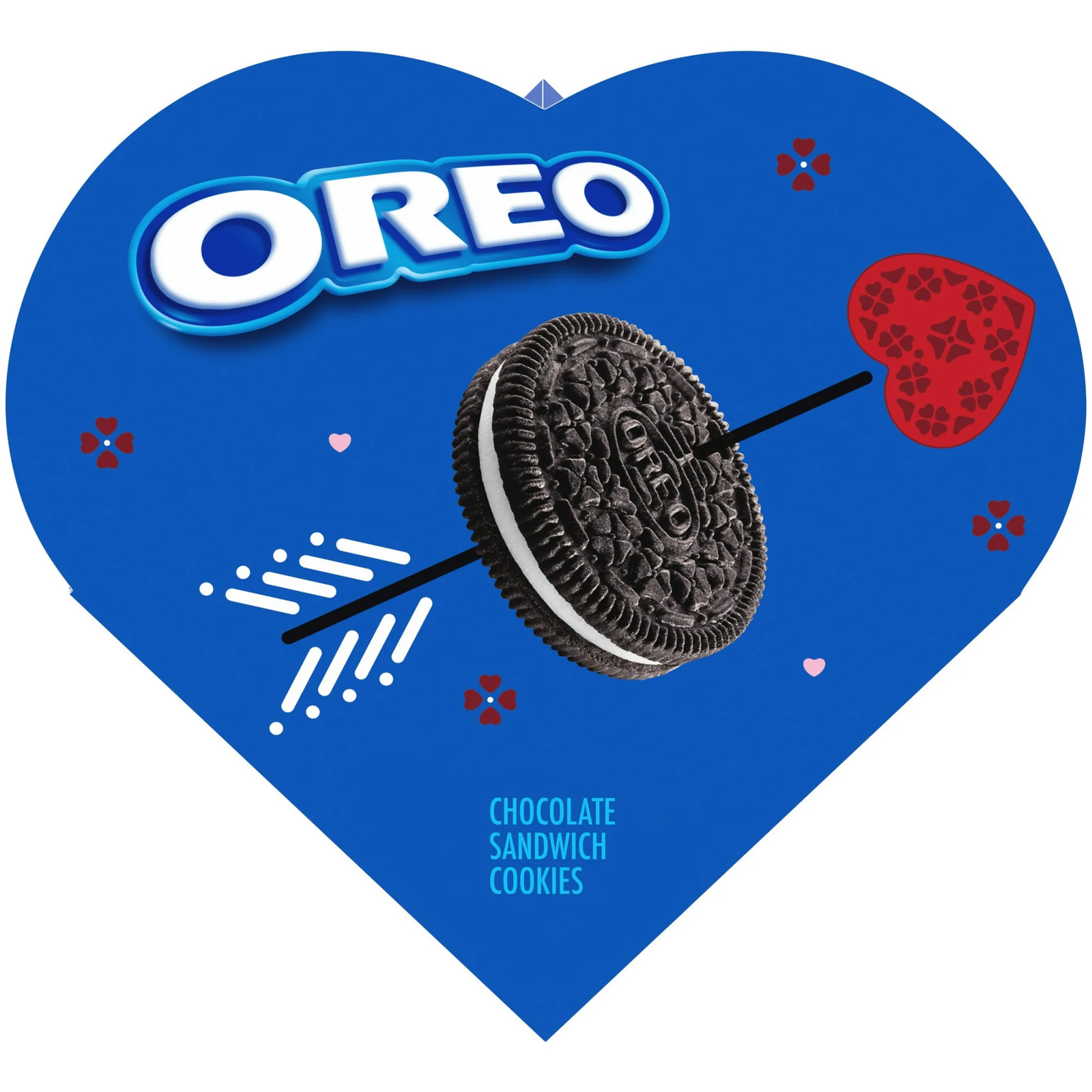 Chocolate Sandwich Cookies Valentine’s Heart Shaped Box
