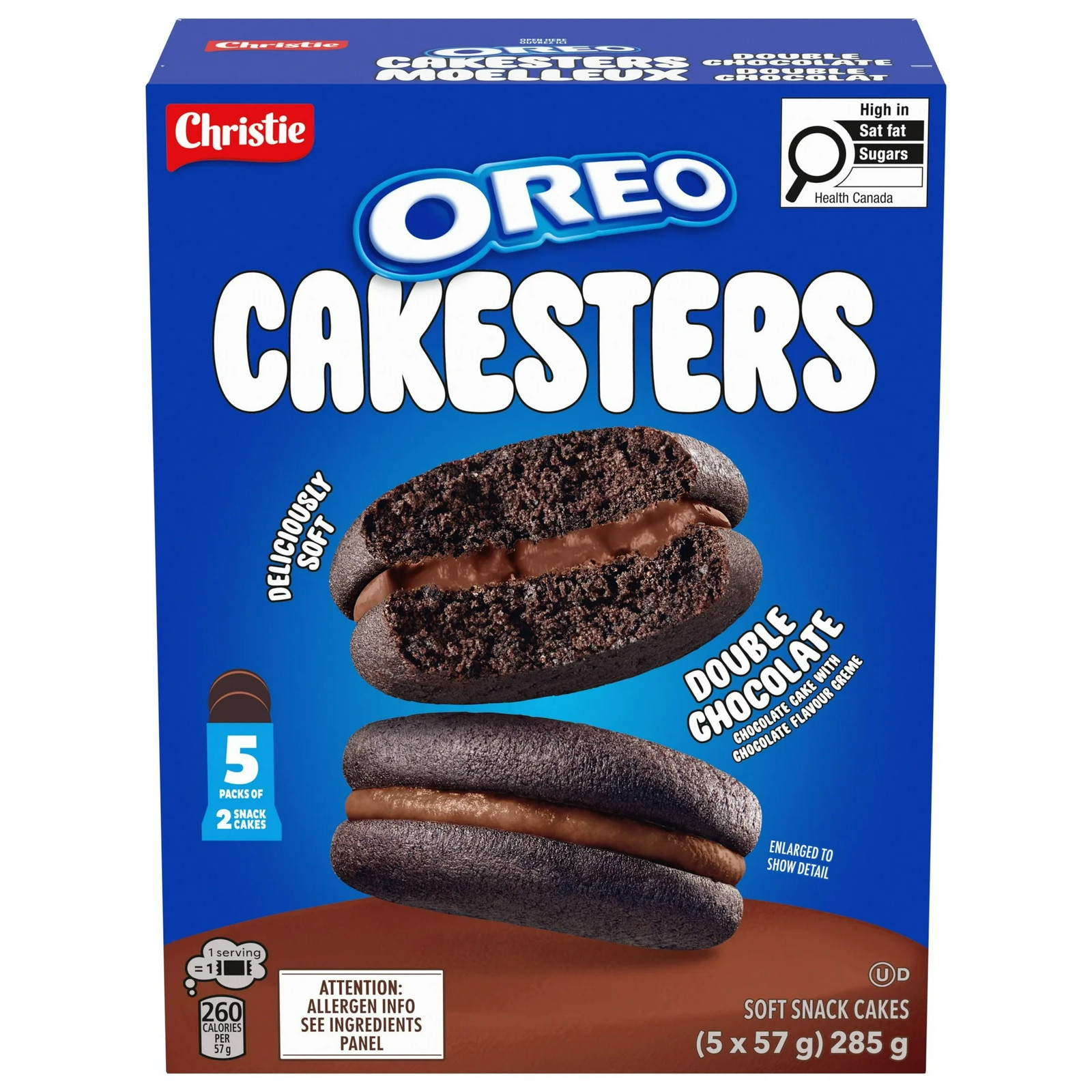 Oreo Cakesters Double Chocolate Cookies 285 g. / 10 oz. x 6