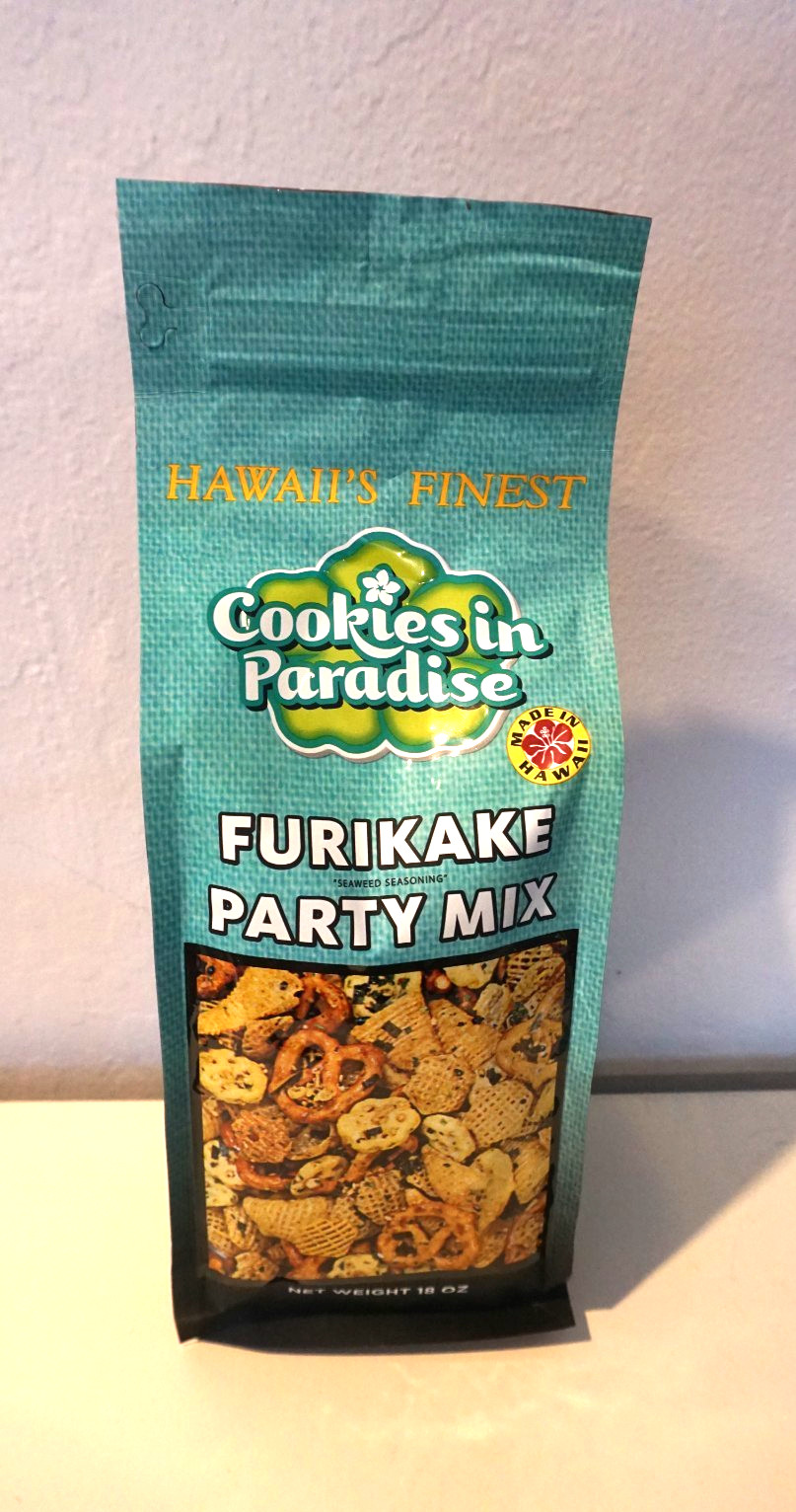 NEW HAWAII’S FINEST Cookies in Paradise FURIKAKE PARTY MIX, 18 oz