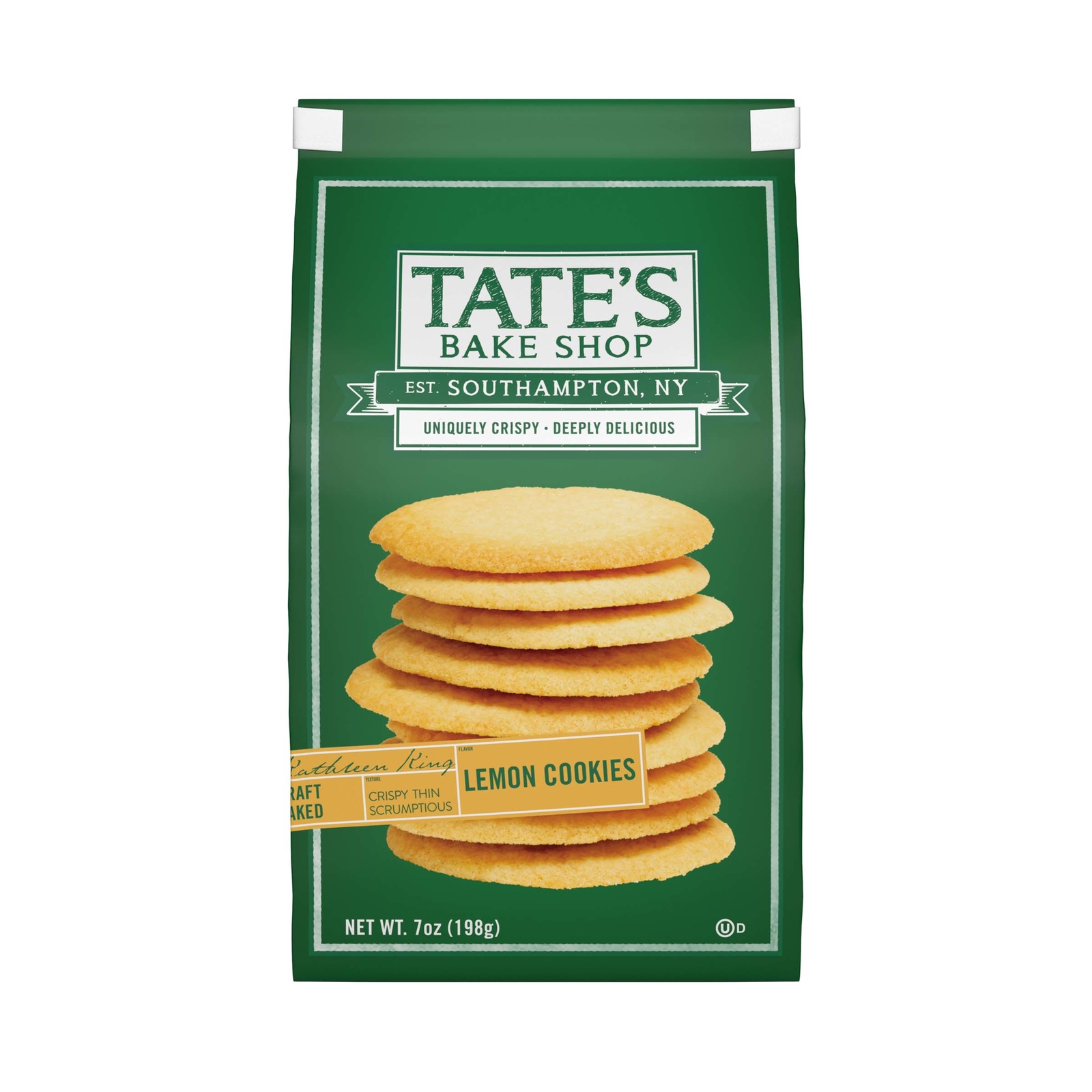 Tate’s Cookies Lemon 7 oz (Pack of 6)