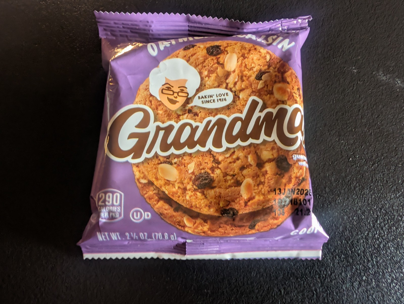 Grandma’s Cookie Oatmeal Raisin Cookies – 2 Per Pack 36 Total Packs 72 Cookies