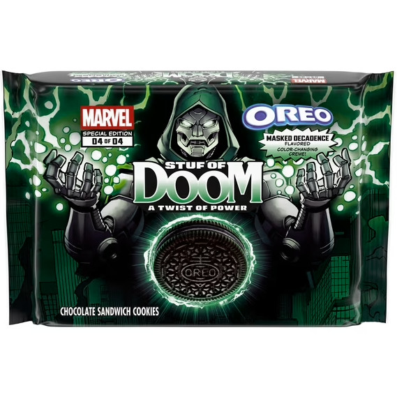 MARVEL OREO Stuf of Doom Chocolate Sandwich Cookies, Special Edition, 10.68 oz