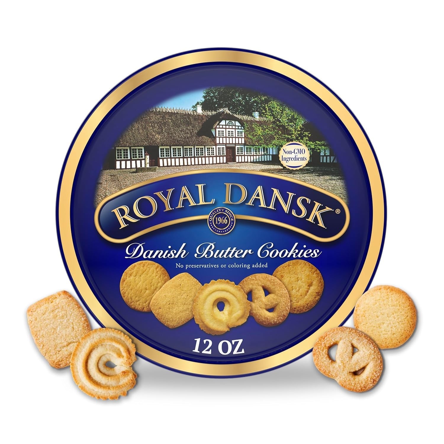 Royal Dansk Danish Butter Cookies, Great for Sharing and Gifting, 12 oz