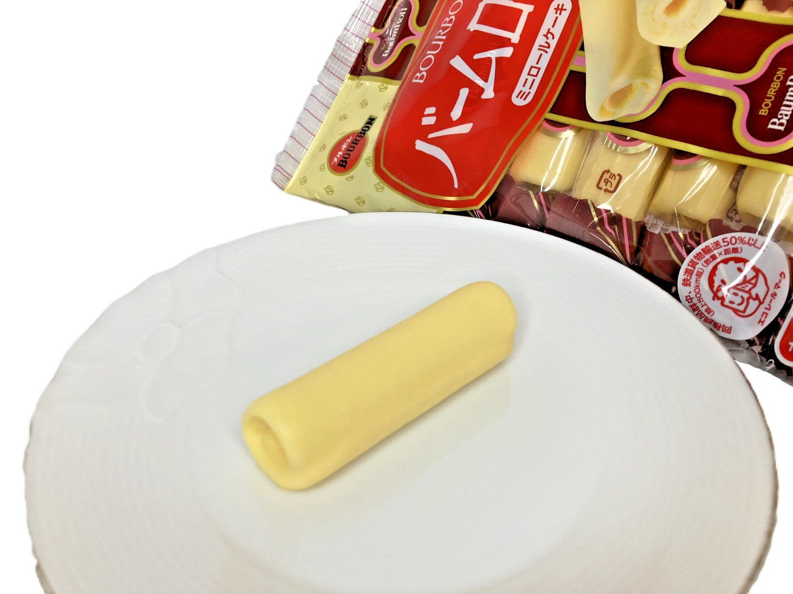 Japan Bite-Sized Baumkuchen Rolls Bourbon Baum Roll 7 Pieces × 12 bags