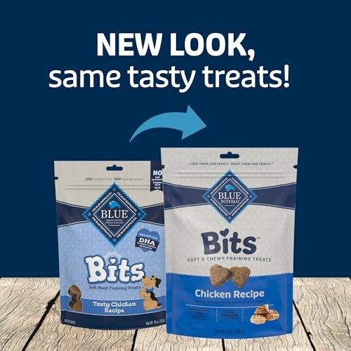 Blue Buffalo BLUE Bits Dog Training Treats – Chicken, Soft, Natural, DHA – 19oz