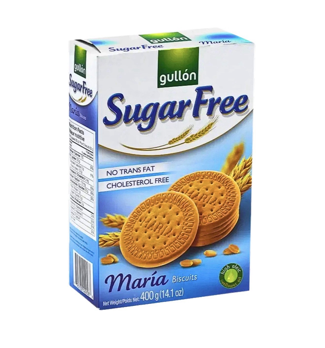 Gullon Sugar Free Maria Biscuits 400g x10 Bulk Pack Diabetic Snack Food