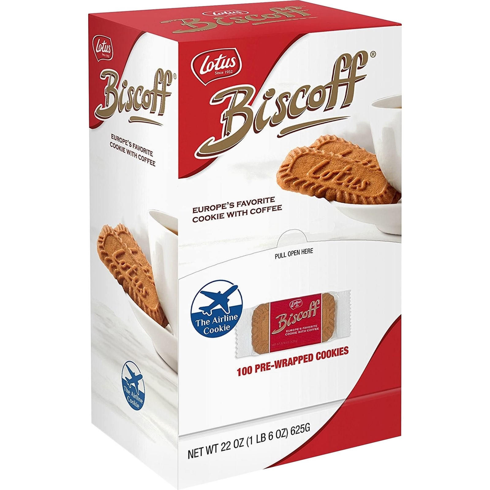 Lotus Biscoff Cookies – Caramelized Biscuit Cookies Snack – Dispenser Box – I…