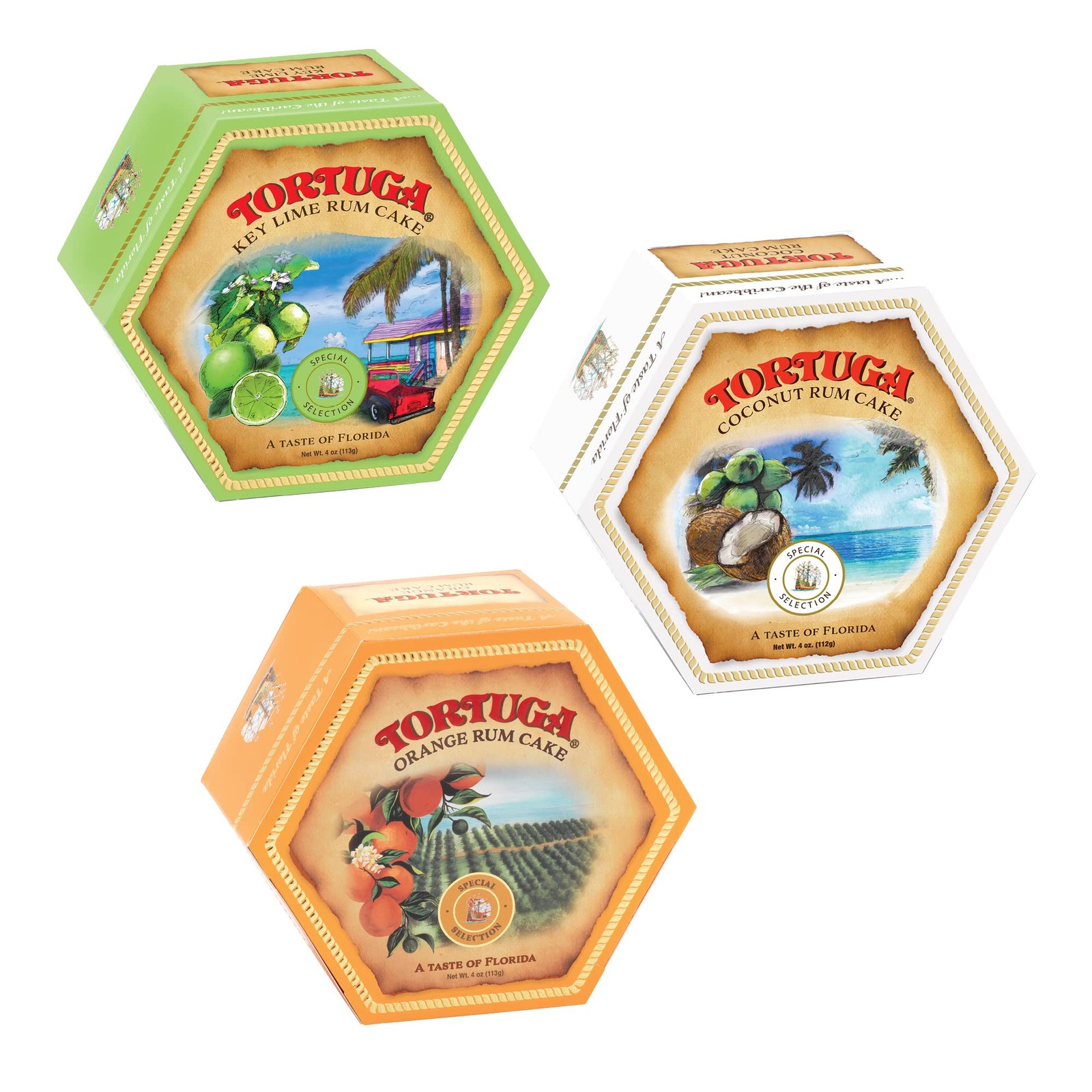 TORTUGA Taste of Florida Rum Cake Mix – 4 oz. – 6 Pack – The Perfect Premium …
