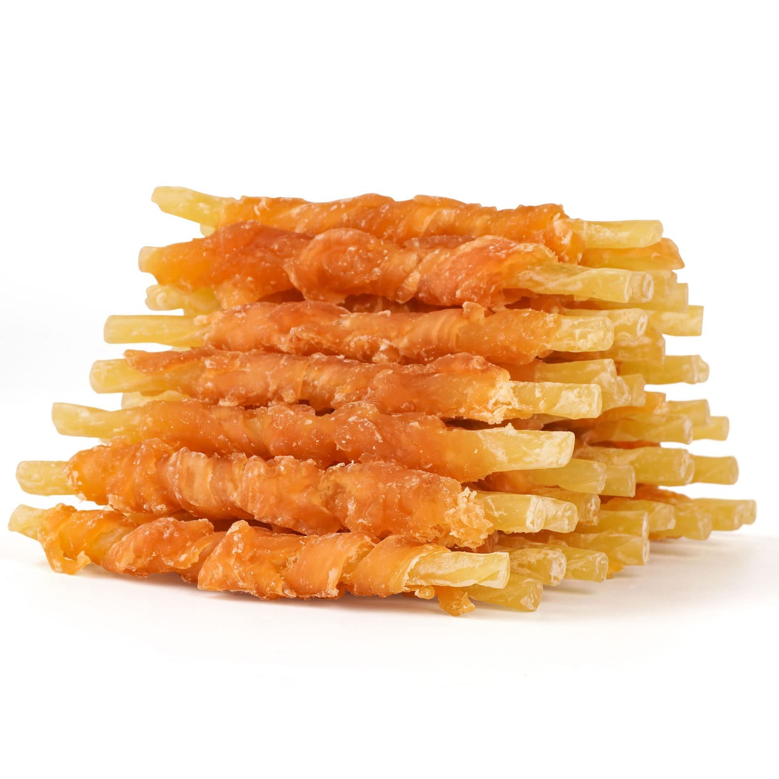 MON2SUN Rawhide Free Dog Treats – Chicken Wrapped Cod Sticks for Small Dogs, Hea