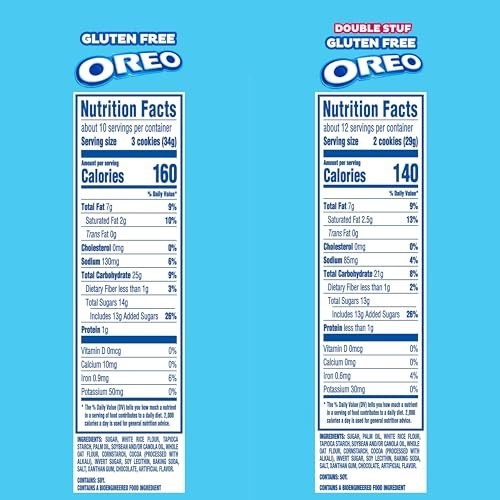 Gluten Free Sandwich Cookies Variety Pack 4 Count Double Stuf Chocolate