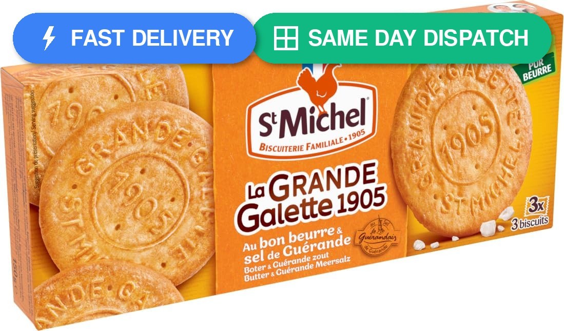 St Michel La Grande Galette Salted Butter, 5.3 Ounce