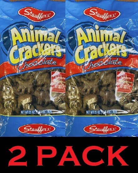 2x STAUFFER’S Chocolate Animal Crackers 20 oz Bag FREE SHIPPING – 2 PACK